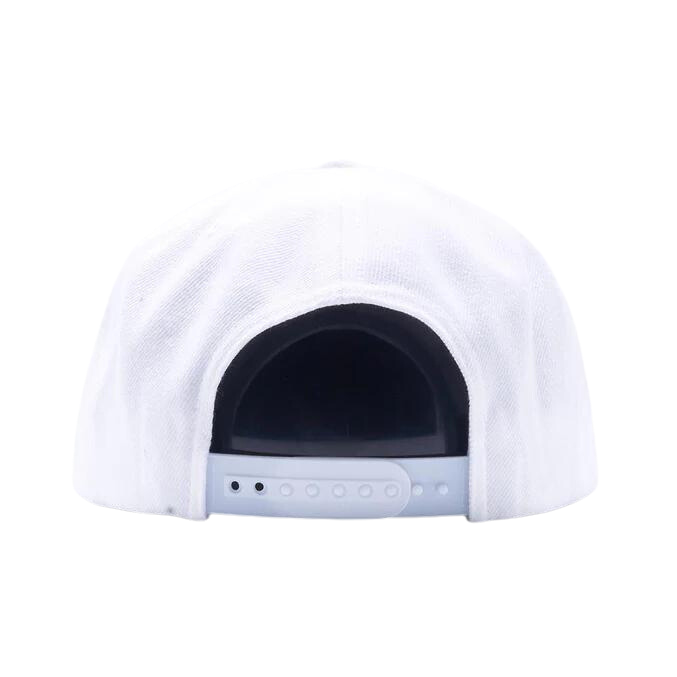 PIT BULL CAMBRIDGE WOOL BLENDED PLAIN SNAPBACK HAT (WHITE)