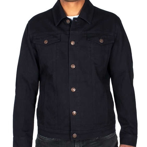 BUFFALO MEN'S DENIM JACKET BLACK