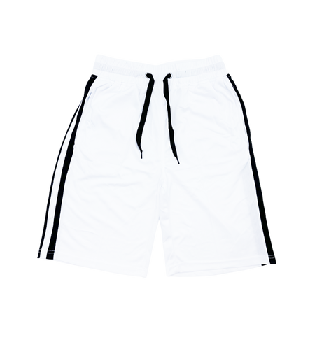 MEN'S 2 PCS MESH SHORTS SET (WHITE)