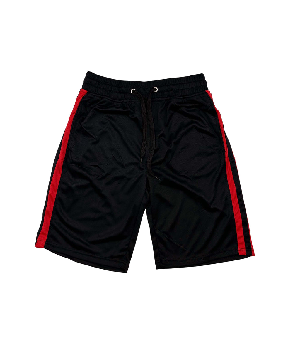 MEN'S 2 PCS MESH SHORTS SET (BLACK)