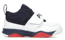 KIDS FILA SKYBUZZER SHOES (Available in Red/Black and White/Navy) WHITE NAVY RED