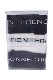 FRENCH CONNECTION BOXERS PACK (BLACK/WHITE)