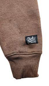 BLEECKER & MERCER MEN'S BEAR GRAPHIC FLEECE HOODIE (BROWN)