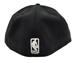 MEN'S 5950 TORONTO RAPTORS FITTED BLACK/WHITE LOGO HAT