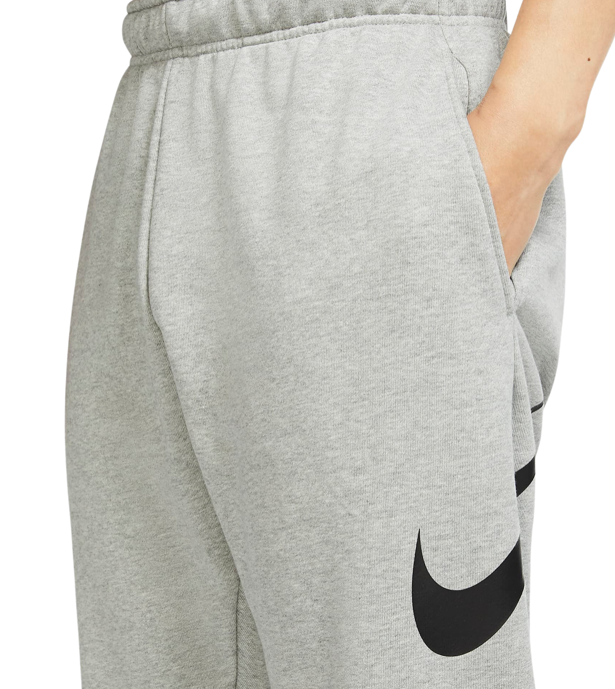 NIKE MEN'S DRI-FIT TAPERED TRAINING PANTS (GREY)