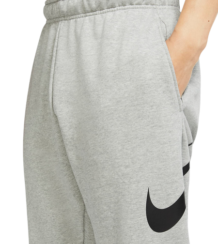 NIKE MEN'S DRI-FIT TAPERED TRAINING PANTS (GREY)