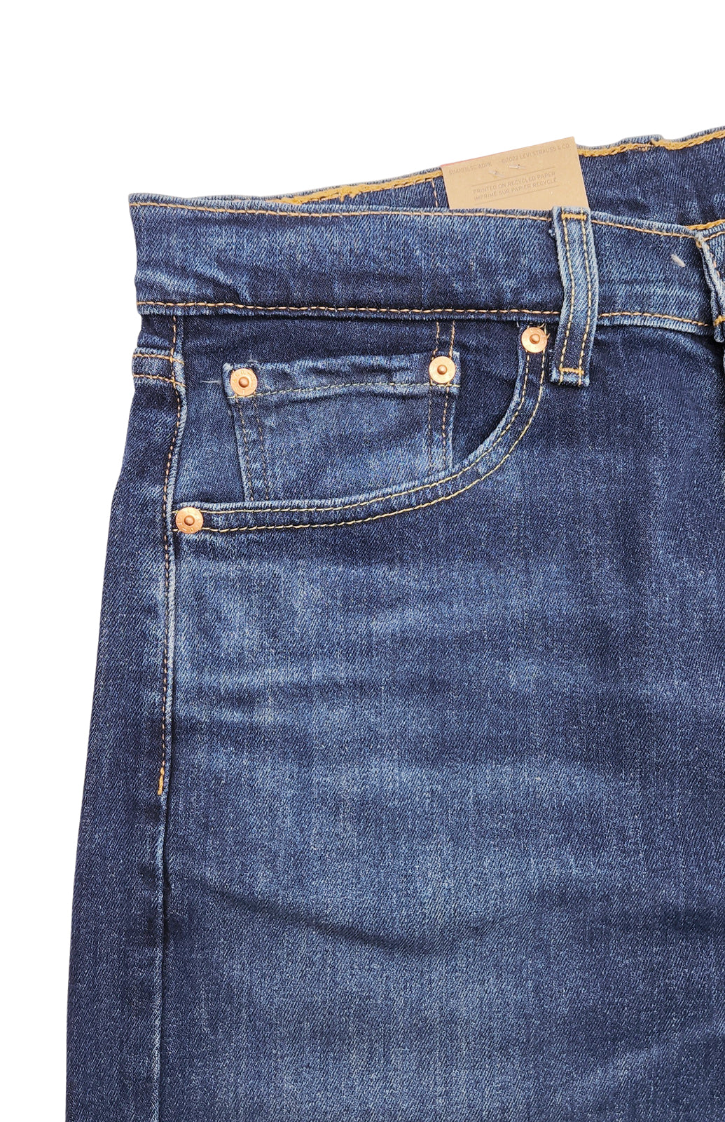 LEVI'S MEN'S 505 REGULAR STRAIGHT JEANS (BLUE)