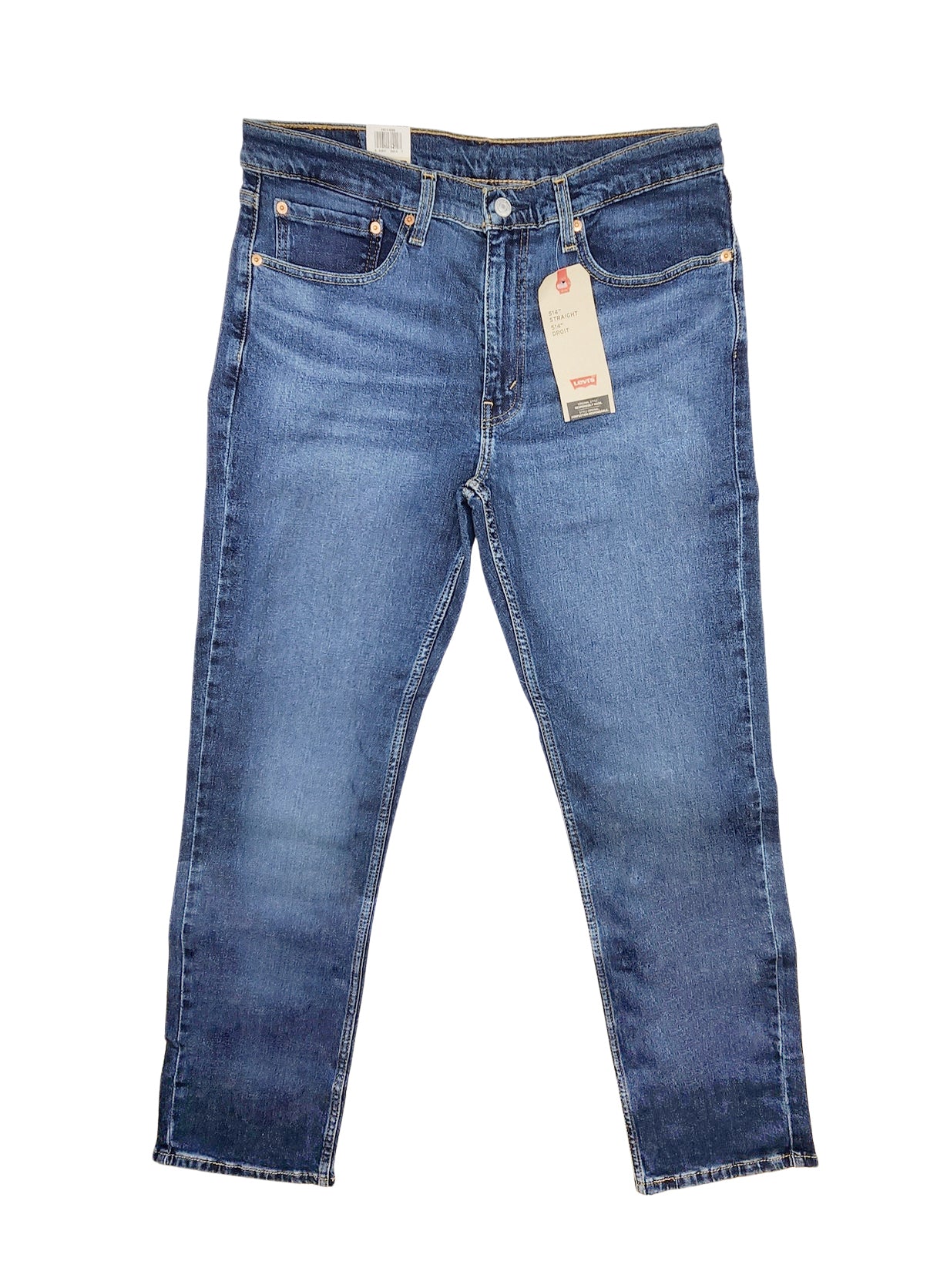 LEVI'S MEN'S 514 STRAIGHT JEANS (DARK BLUE)