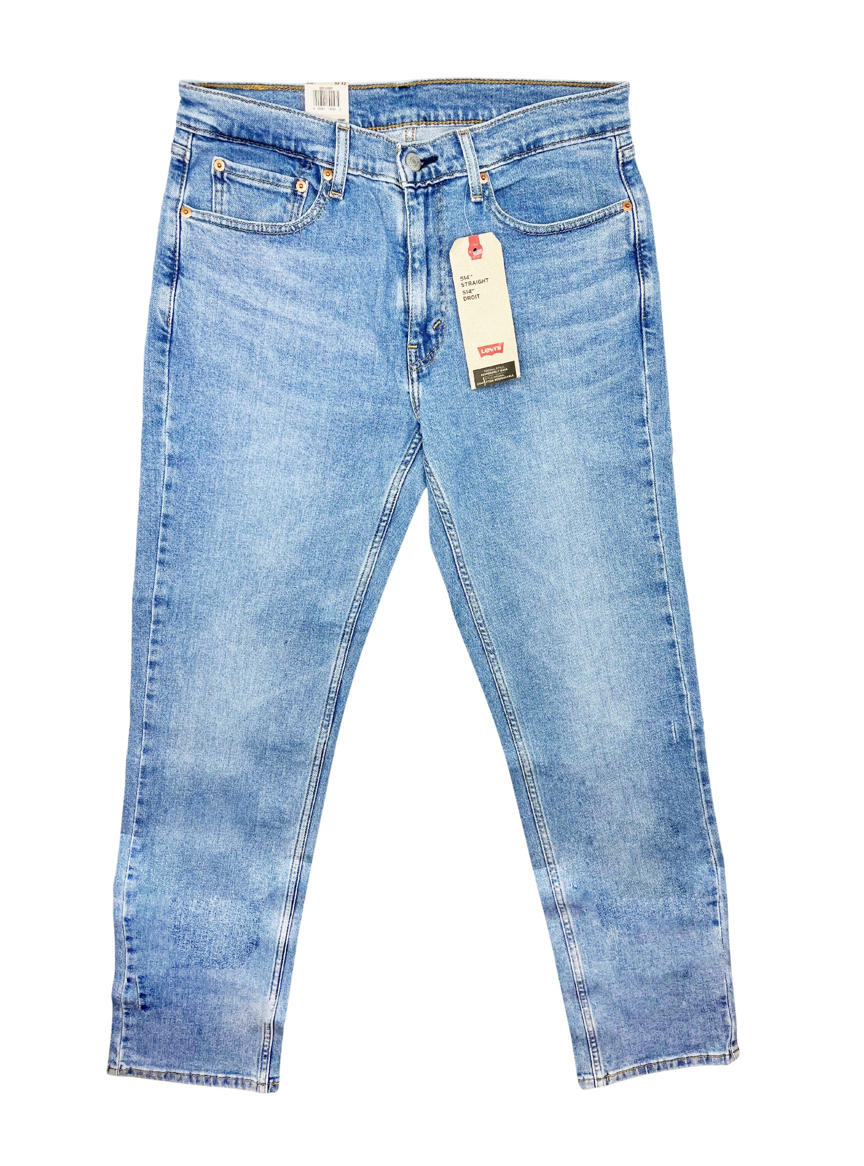 LEVI'S MEN'S 514 STRAIGHT JEANS (LIGHT BLUE)
