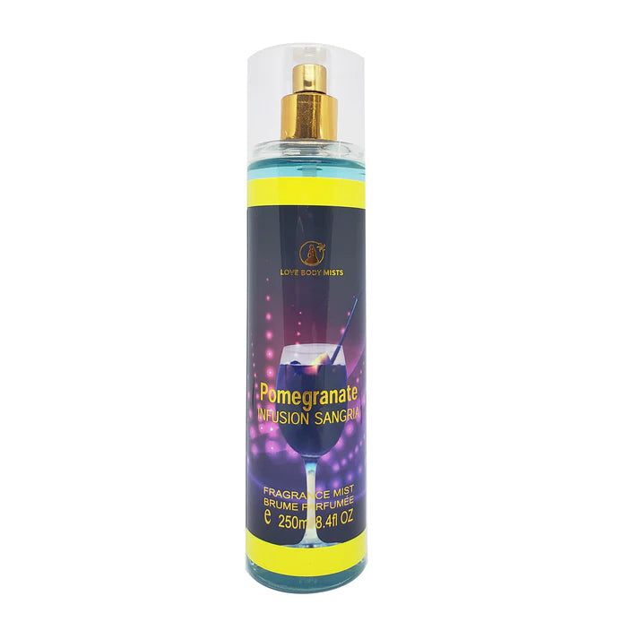 LOVE BODY MISTS POMEGRANATE INFUSION SANGRIA SPRAY