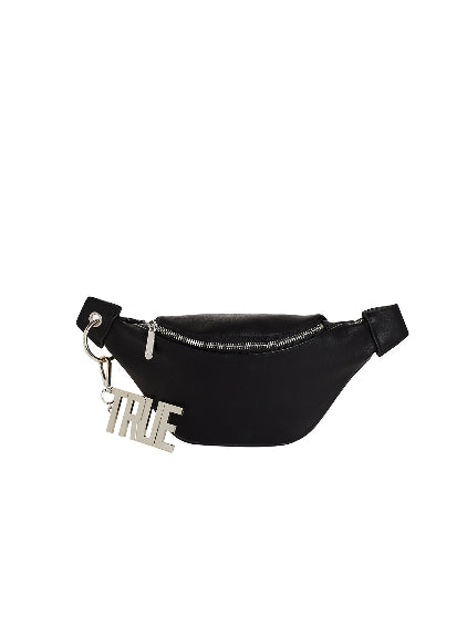 MEN'S VEGAN LEATHER TRUE RELIGION WAIST BAG